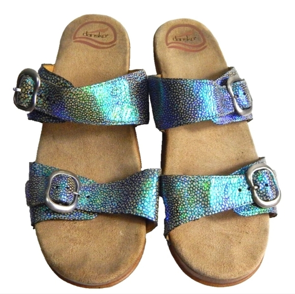 Dansko Sophie Wedge Clog Sandals - Picture 4 of 5